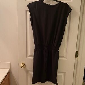 Albion Black Women's Dress with bottom side zippers